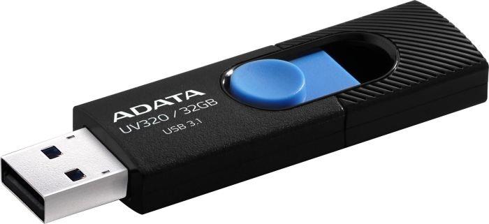 ADATA USB 3.1 Stick UV320 32GB Black/Blue USB Flash atmiņa