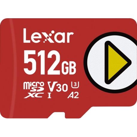 Lexar microSDXC Card 512GB PLAY 1066x UHS-I U3 up to 150MB/s atmiņas karte