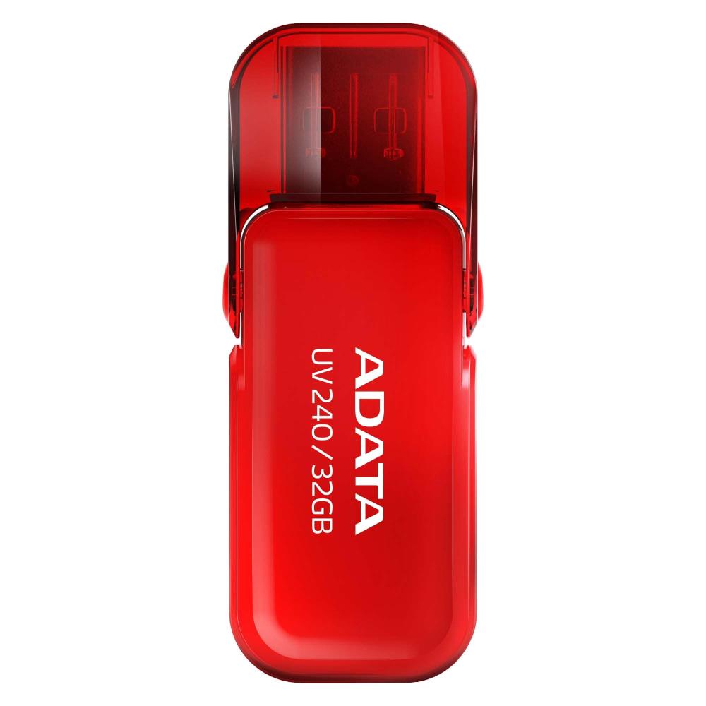 ADATA Flash Drive UV240 64GB USB 2.0 Red USB Flash atmiņa