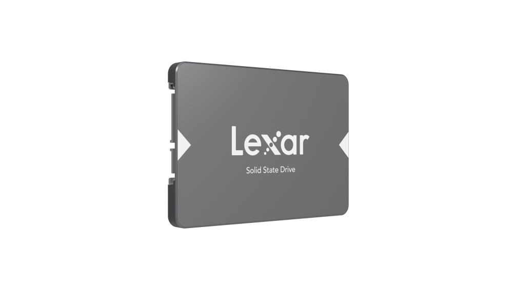 Lexar NS100 256 GB, SSD form factor 2.5", SSD interface SATA III, Write speed 510 MB/s, Read speed 520 MB/s SSD disks