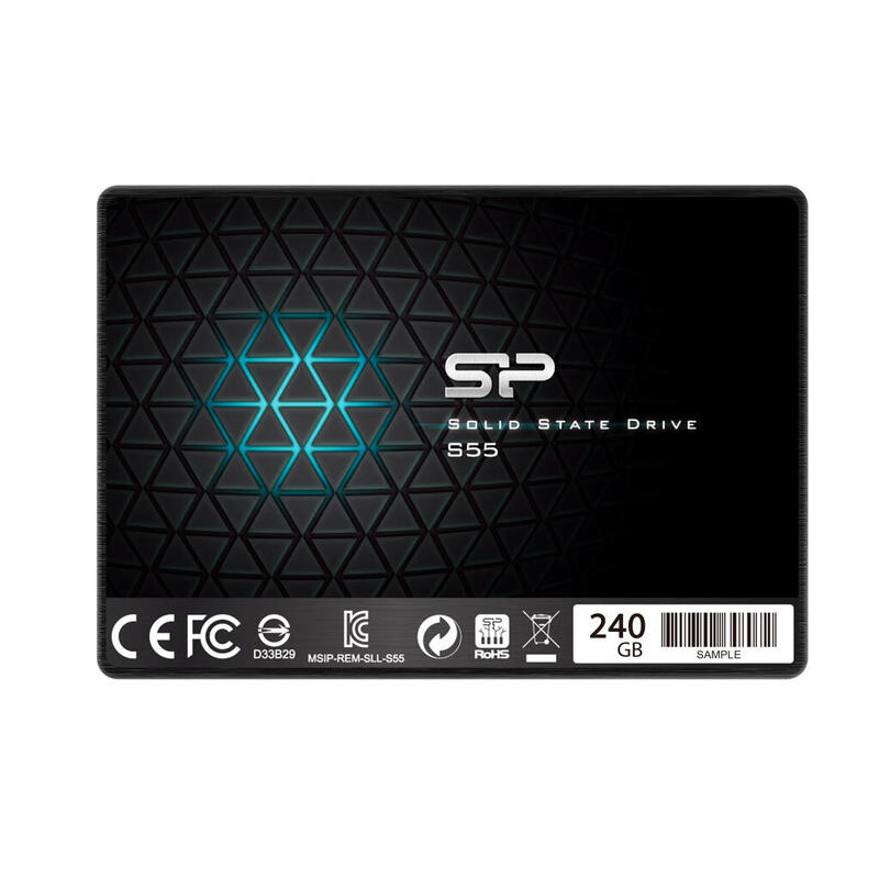 SILICON POWER SSD S55 240GB 2.5"  SATAIII 6Gb/s Read Speed: Up to 520MB/s, Write Speed: Up to 460MB/s SSD disks