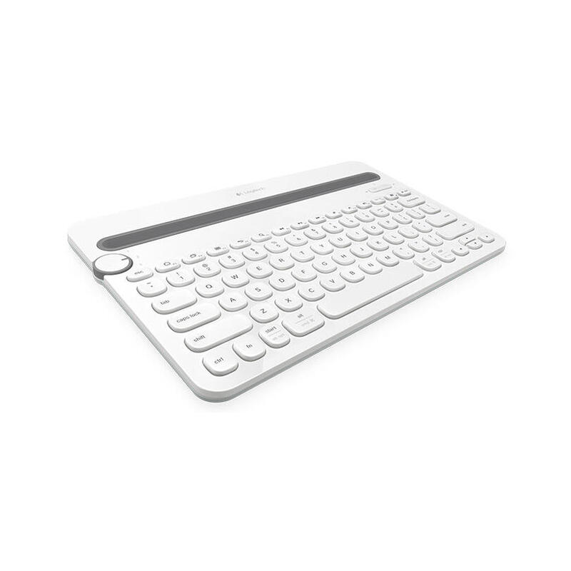 Logitech 2229438 K480 Keyboard, German Wireless, White klaviatūra