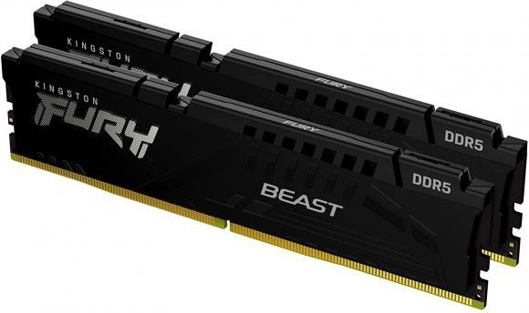 KINGSTON DDR5 64GB 5600MT/s CL38 FURY Beast Black operatīvā atmiņa