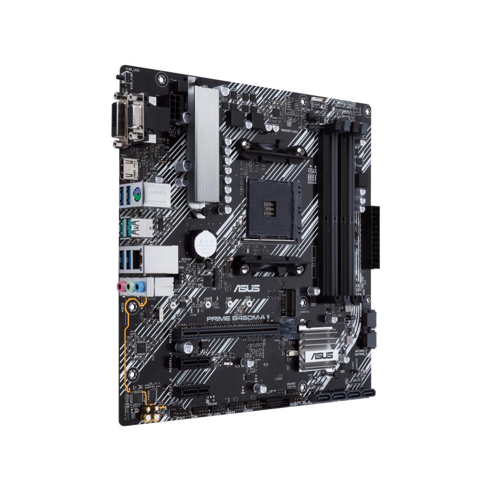 ASUS PRIME B450M-A II (AMD,AM4,4DDR4,mATX) pamatplate, mātesplate