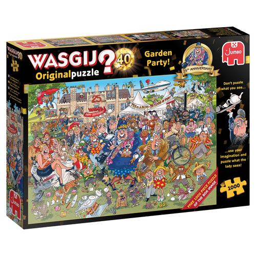 Wasgij - Original - #40 - Garden Party! 25th anniversary (2x1000 pieces) (JUM501 puzle, puzzle