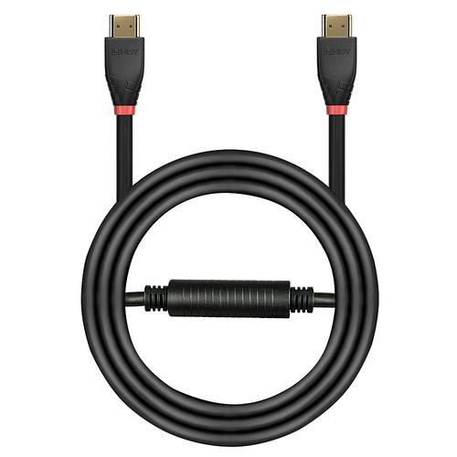 Lindy HDMI 2.0 Kabel 18G aktiv 4K60Hz 30m kabelis, vads