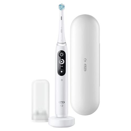 Oral-B Electric toothbrush iO Series 7N Rechargeable, For adults, Number of brush heads included 1, Number of teeth brushing modes 5, White mutes higiēnai