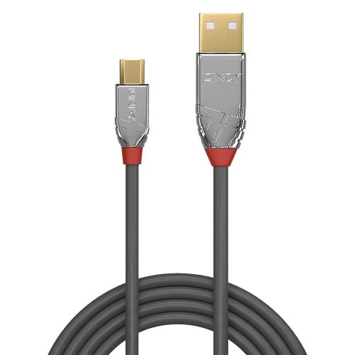 Lindy USB 2.0 Typ A an Micro-B Kabel Cromo Line 5m kabelis, vads