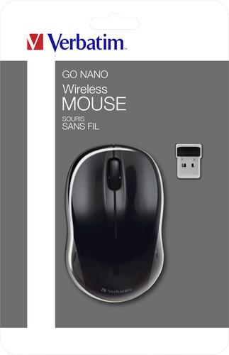 Wireless mouse Verbatim Go Nano 2,4GHz black Datora pele