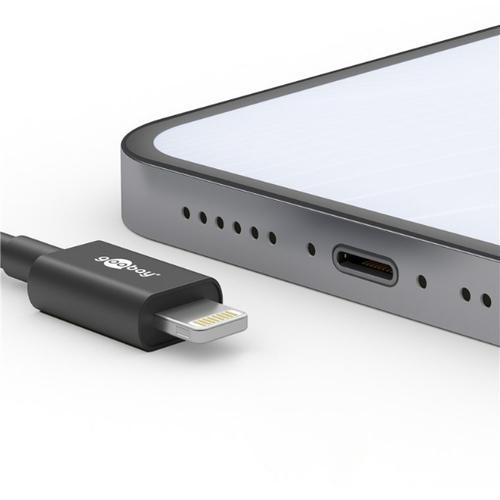 Goobay 39447 Lightning - USB-C Trademark  USB charging and sync cable Goobay USB C, Apple Lightnin male (8-pin) USB kabelis