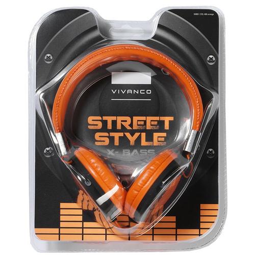 Vivanco COL 400 Headphones Head-band 3.5 mm connector Orange 4008928348828 austiņas