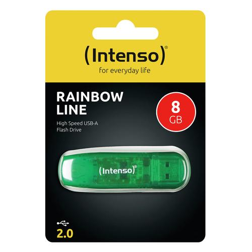 Intenso Rainbow Line 8GB USB Stick 2.0 USB Flash atmiņa