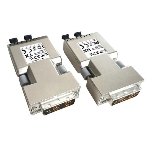 DVI-D Extender 500m Fiber/LWL 2x Duplex LC (50?m) Multimode adapteris