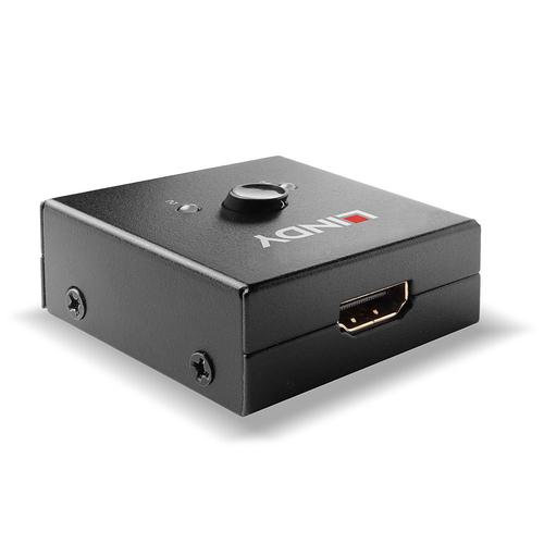 Lindy 2 Port HDMI 18G Bi-Directional Switch KVM komutators