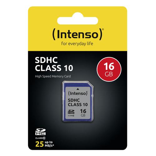 Intenso SDHC 16GB C10 20MB/s atmiņas karte