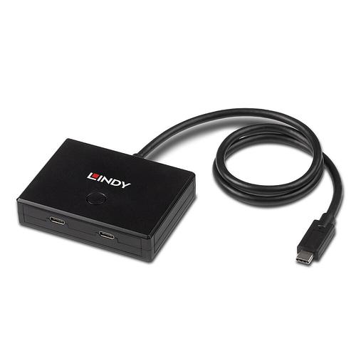 Lindy 2 Port USB 3.2 Gen 2 Type C Bi-Directional Switch 4002888433297 43329 (4002888433297) USB centrmezgli