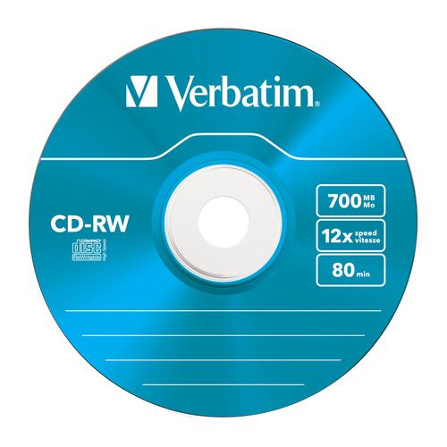 Verbatim CD-RW Colour 12x 700 MB 5 pc(s) 0023942431671 43167 (0023942431671) matricas