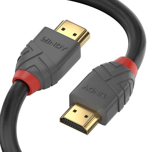 Lindy HDMI Kabel High Speed Anthra Line 1m kabelis, vads