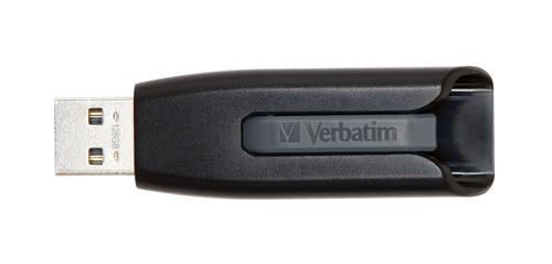 Verbatim V3 - USB 3.0 Drive 128 GB - Black 0023942491897 49189 (0023942491897) USB Flash atmiņa