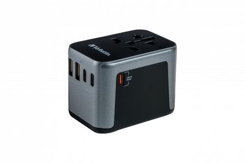 Verbatim Uni.Travel Adapt.UTA-03 USB-C 30W 2xUSB-C 2xUSB-A  49545 kabelis, vads