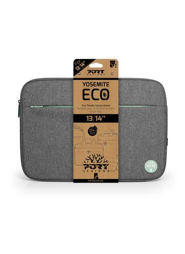 Port Designs YOSEMITE Eco notebook case 39.6 cm (15.6") Sleeve case Grey portatīvo datoru soma, apvalks