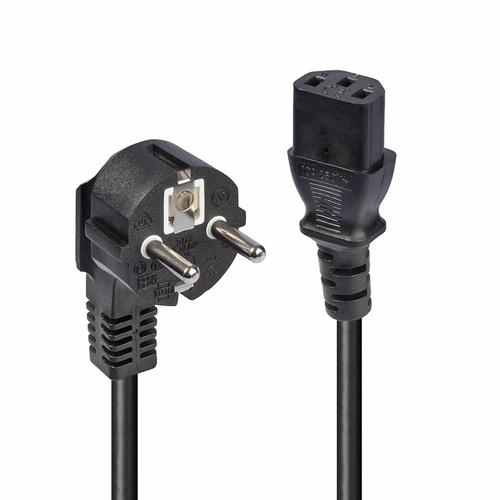 Lindy 3m Schuko 2 Pin Plug to IEC C13 Power Cable, Black 4002888303361 30336 (4002888303361) Barošanas kabelis