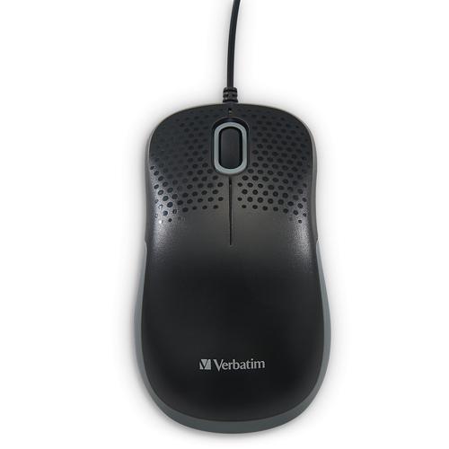 Verbatim 49024 mouse Right-hand USB Type-A Optical 1000 DPI 0023942490241 49024 (0023942490241) Datora pele