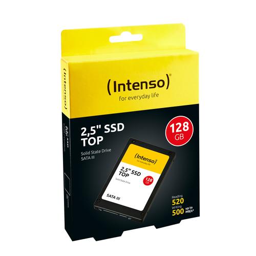 Intenso Top 128GB SATA3 MLC, 520/300MBs, Shock resistant, Low power SSD disks