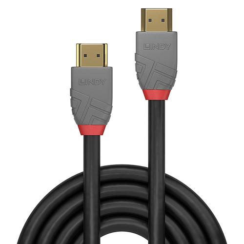 Lindy HDMI High Speed Kabel Anthra Line 0.3m kabelis, vads