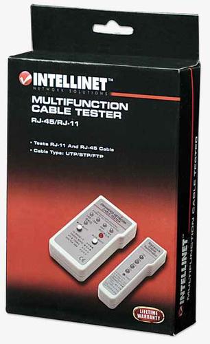 Intellinet Multifunction Cable Tester RJ-45/RJ-11 Darbarīki