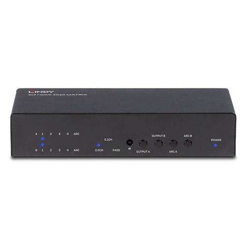 Lindy Matrix Switch, HDMI 2.0 18Gbps, HDCP 2.2 4002888380843 adapteris