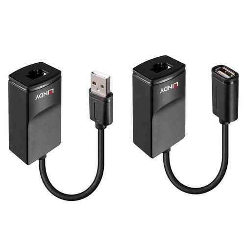 Lindy 60m USB 1.1 Cat.6 Extender Basic 4002888433655 43365 (4002888433655) tīkla iekārta