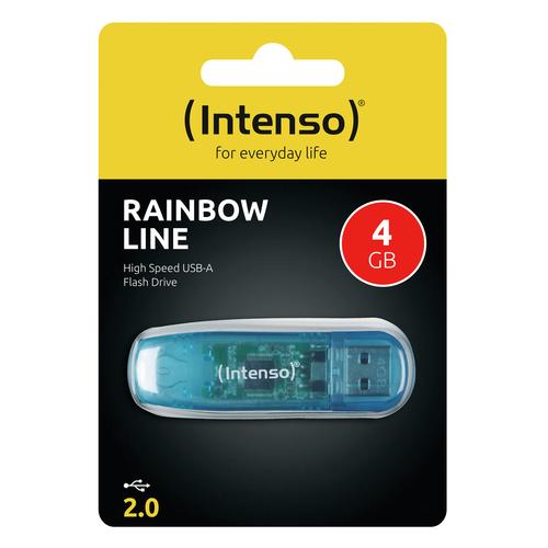 Intenso  4GB Intenso 2.0 version blue USB Flash atmiņa