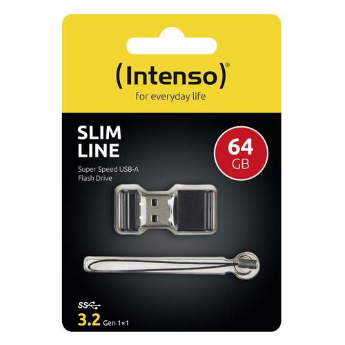 Intenso pendrive USB 3.0 SLIM LINE MICRO 64 GB USB Flash atmiņa