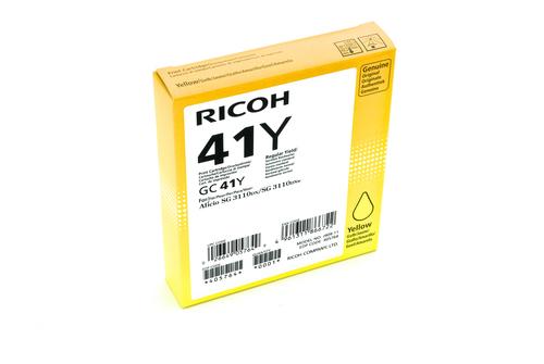 RICOH Print Cartridge GC 41Y toneris