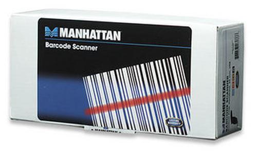 Manhattan  Barcodescanner Contact CCD USB 55mm Black svītru koda lasītājs