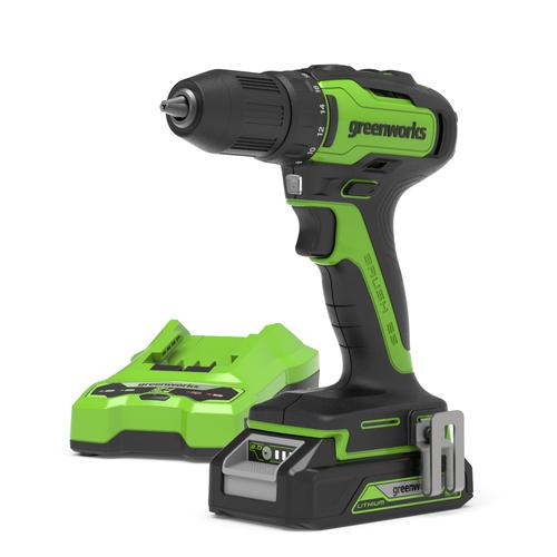 Drill/driver 24V 2Ah Greenworks GD24DD35K2 - 3704007UA