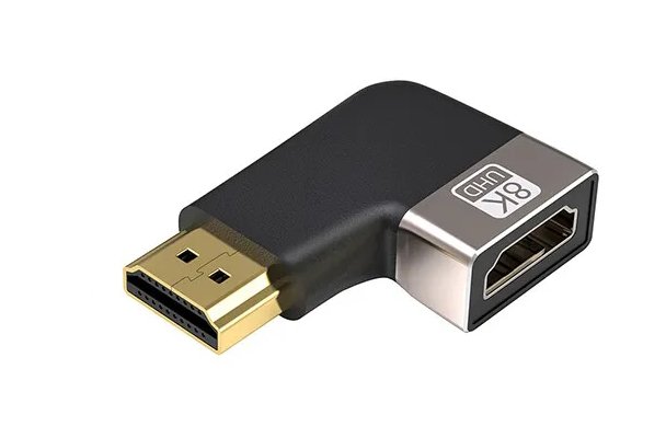 RoGer HDMI 2.1 Adapter 90° 270° / 8K