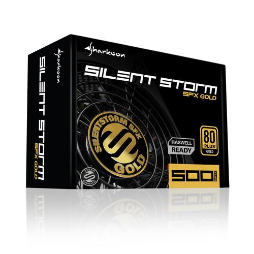 Sharkoon SilentStorm SFX Gold 500 Watt Barošanas bloks, PSU