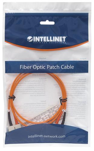 Intellinet Fiber optic patch cable SC-SC duplex 2m 50/125 OM2 multimode tīkla kabelis