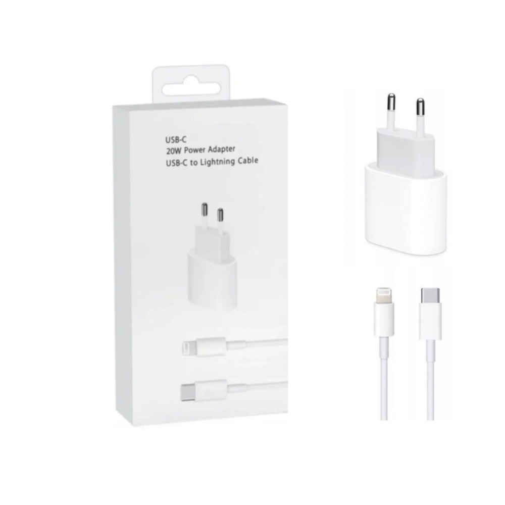 RoGer CH20W1M Tikla lādētājs 20W / USB-C - Lightning 1m CH20W1M (4752168134559) iekārtas lādētājs