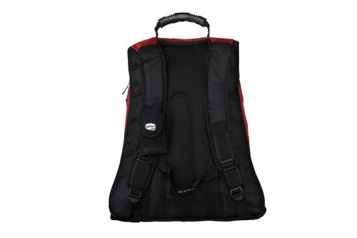 Addison 311015 notebook case 39.6 cm (15.6") Backpack Black, Burgundy portatīvo datoru soma, apvalks