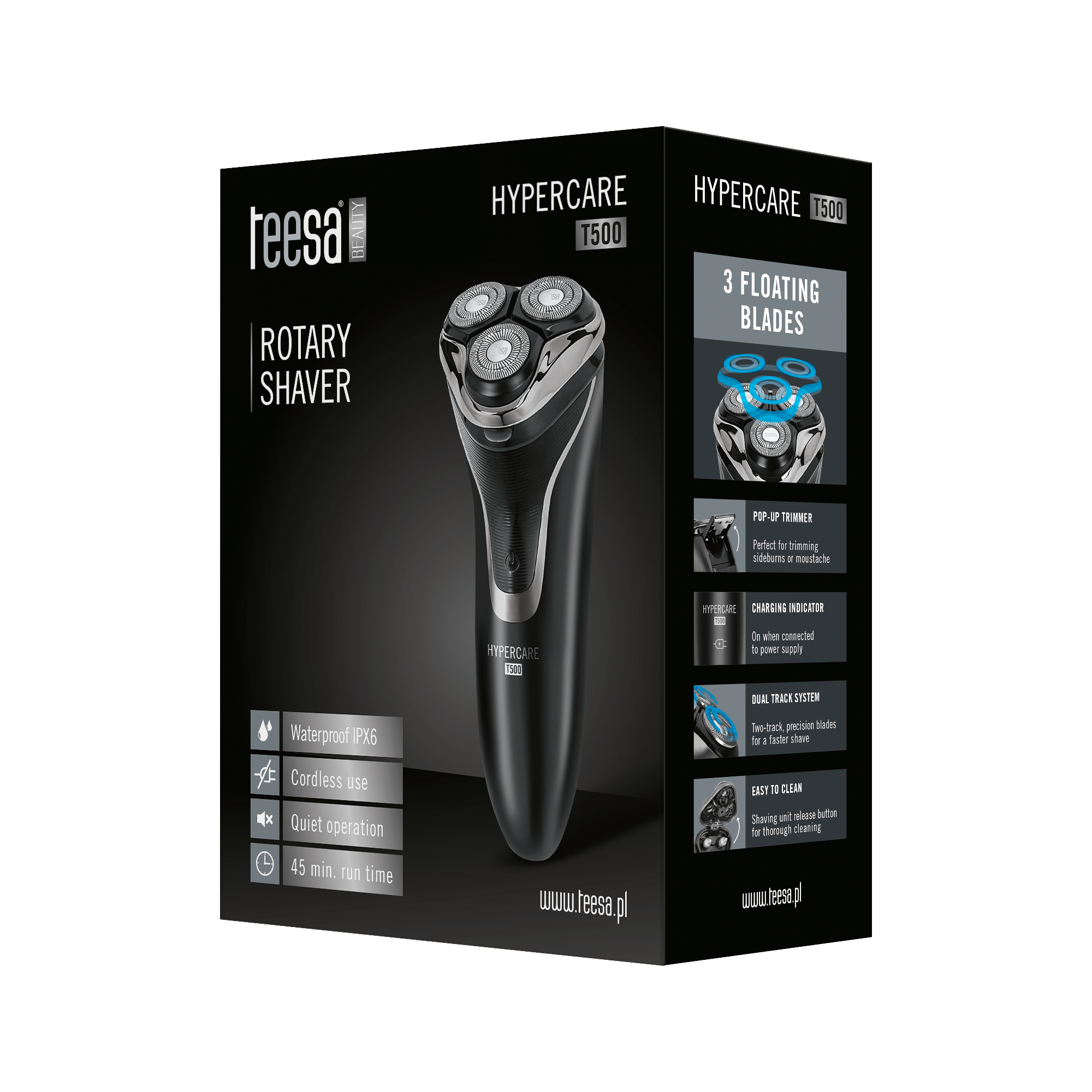 HYPERCARE T500 Rotary Shaver Vīriešu skuveklis