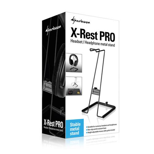 Sharkoon X-Rest PRO Passiv black Halterung (4044951013623) piederumi cietajiem diskiem HDD