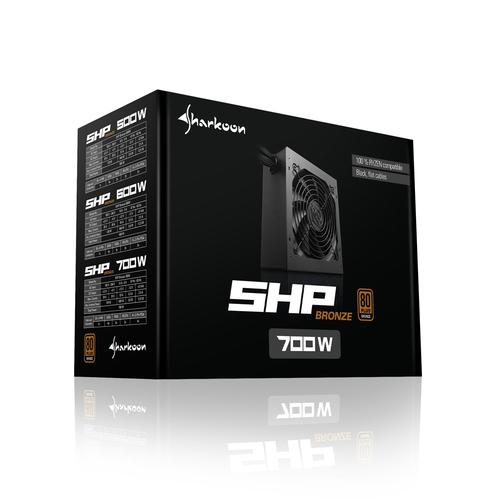 Sharkoon Netzteil SHP Bronze 600W 80 PLUS Bronze schwarz Barošanas bloks, PSU