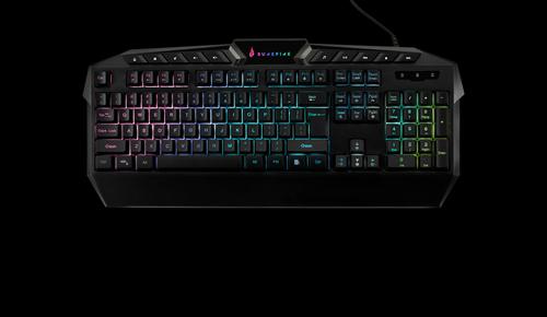 SureFire KingPin keyboard Gaming USB QWERTY English Black 0023942488248 48824 (0023942488248) klaviatūra