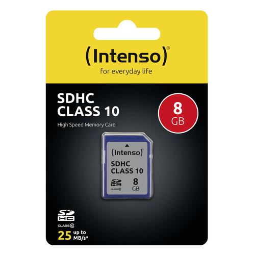 Intenso SDHC-Card 8GB, Class 10 atmiņas karte