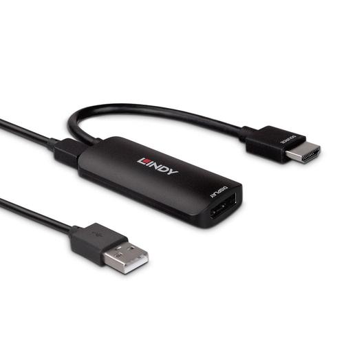 LINDY HDMI 8K60 auf DisplayPort 1.4 Konverter tīkla iekārta