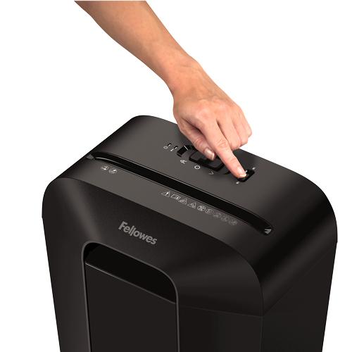 Fellowes Powershred LX50 paper shredder Particle-cut shredding Black papīra smalcinātājs