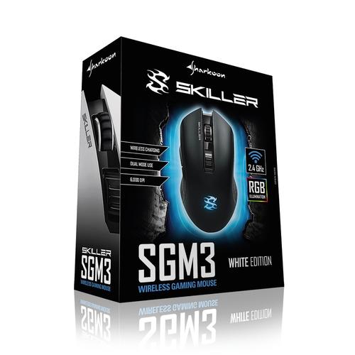 Sharkoon SKILLER SGM3, Mouse (White) Datora pele